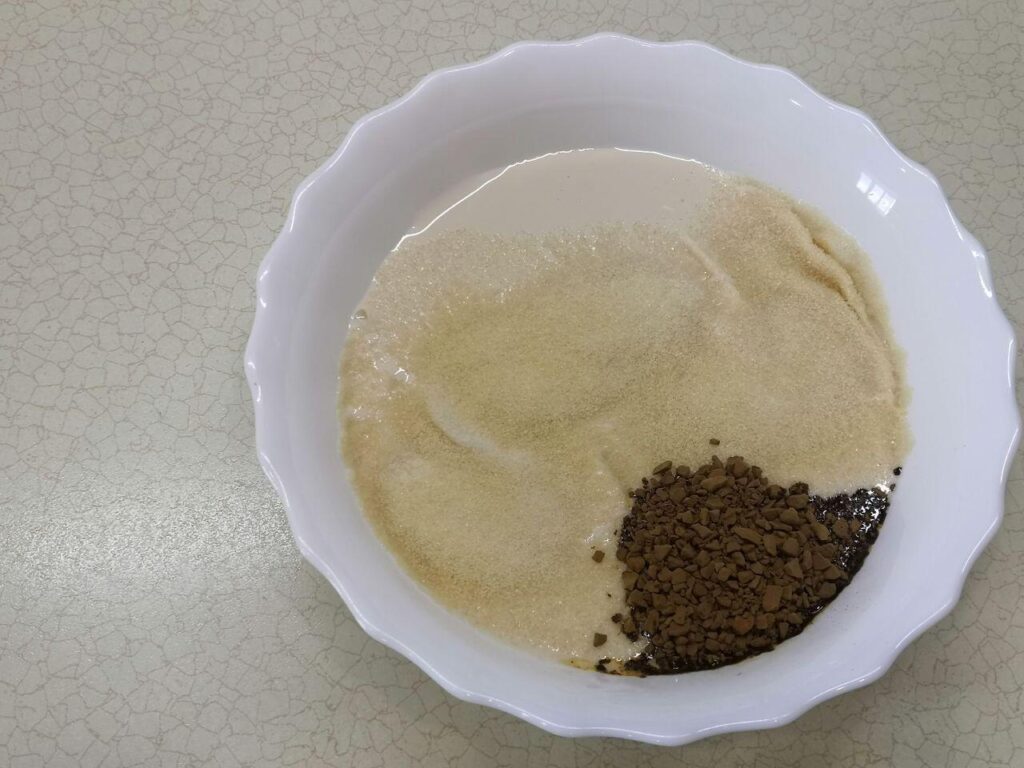 Легкий кофейный десерт для полезного перекуса